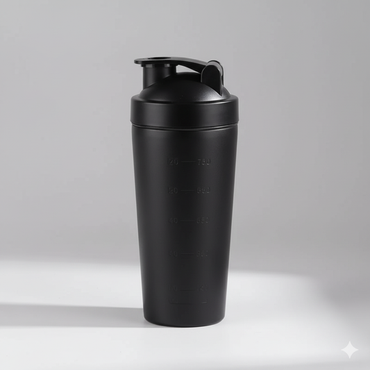 RVS Shakebeker met Mixerbal – 700ml – Lekvrij & BPA-vrij – Proteïne Shaker voor Sport & Fitness