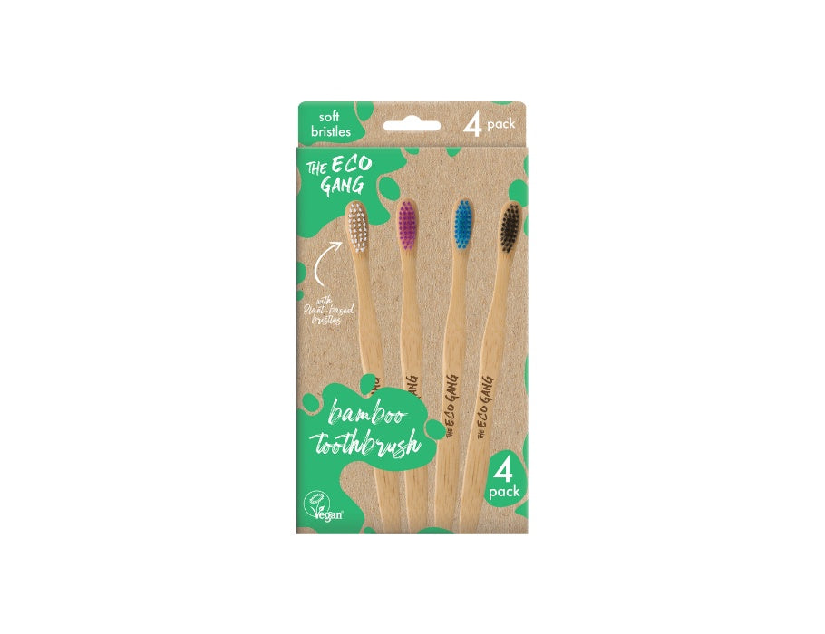 Bamboe Tandenborstel 4 Stuks